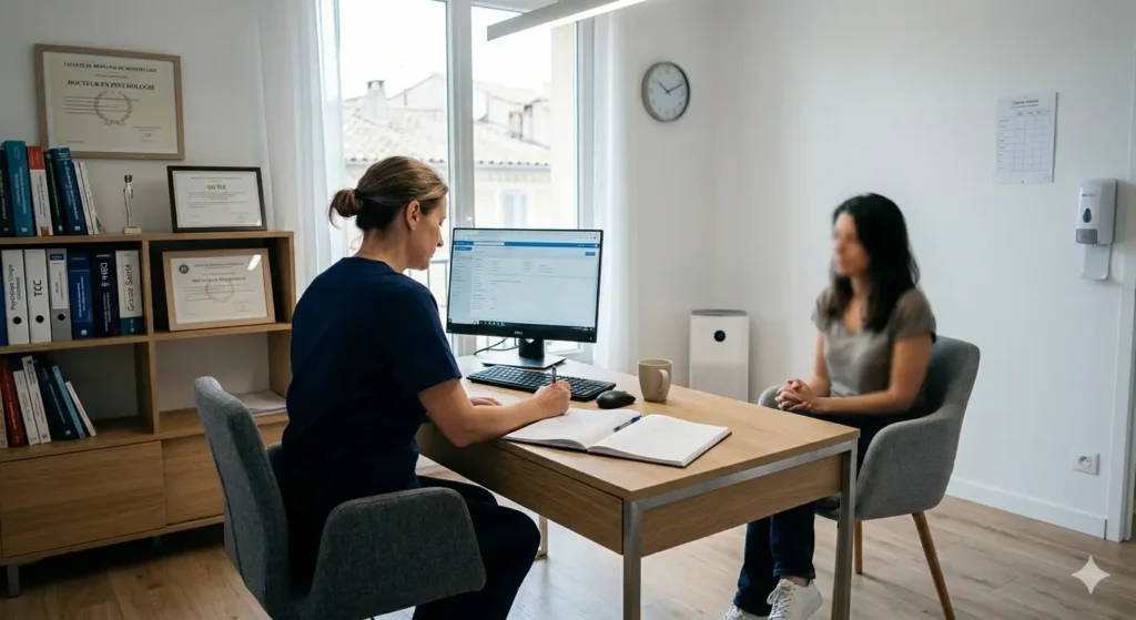 Consultation psychologique pour adultes dans un cabinet à Grasse